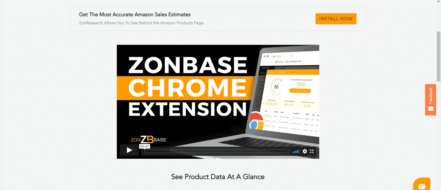 Zon Amazon FBA Chrome Extension